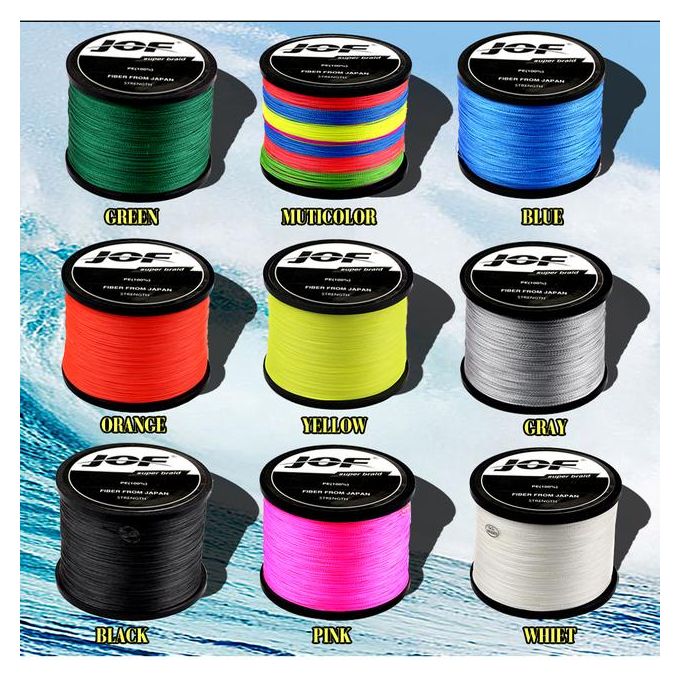 Generic Jof 10000m 500m 1000m Pe Fishing Line 4 Strands Braided Fishing  Line 8-80lb Multifilament Fishing Line Smooth