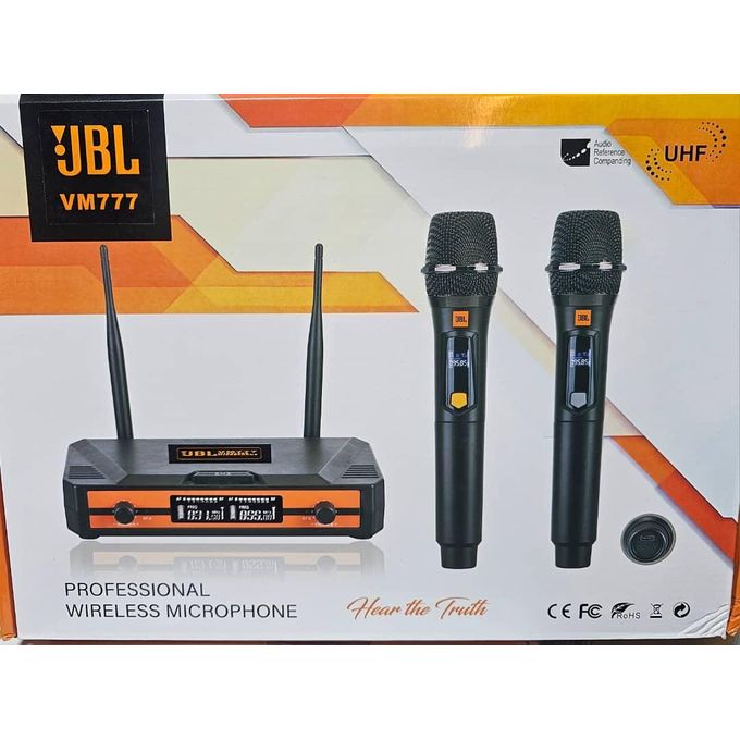 Jbl VM777 wireless microphone With Rechargeable Battery