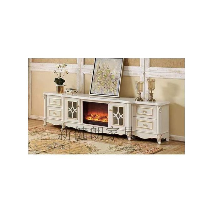 Generic New TV Stand With Drawers And Fire Flame Lights-TMT | Jumia Nigeria