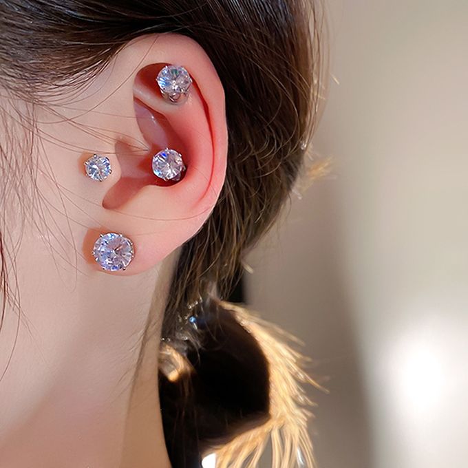 product_image_name-Fashion-4 Diamond Magnetic Stud Earrings-1