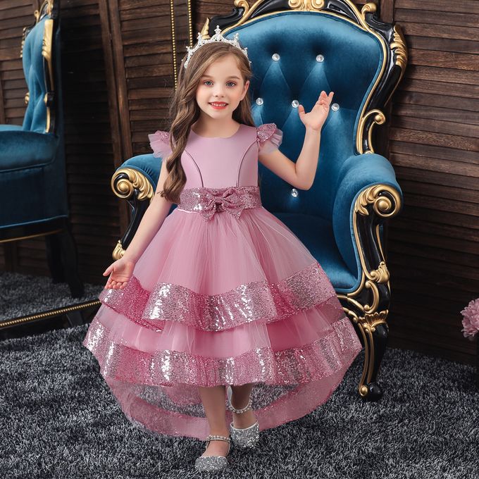 Buy TTYAOVO Girls Pageant Ball Gowns Kids Chiffon Embroidered Wedding Party  Dress Online at desertcartUAE