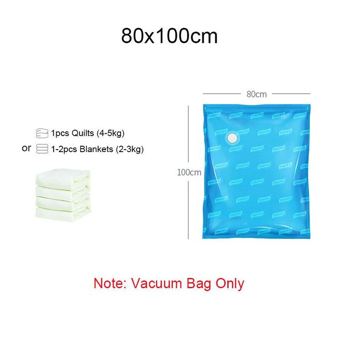 Vacuum Storage Bags for Comforters Blankets Clothes Pillows Hand Press Home  Travel Space Saver Vacuum Sealer