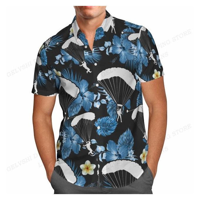Generic Summer Hawaiian Shirts Fish Printed Shirt Men Women Short