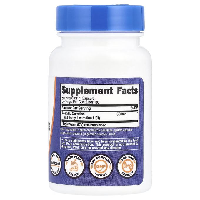 Nutricost Acetyl L-Carnitine 500mg