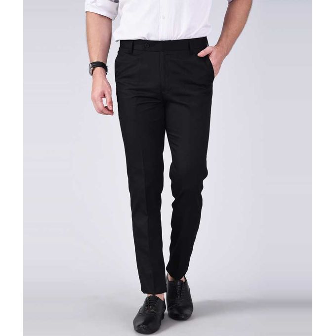 Fashion Men's Smart Corporate Quality Black Trouser (Men's Quality