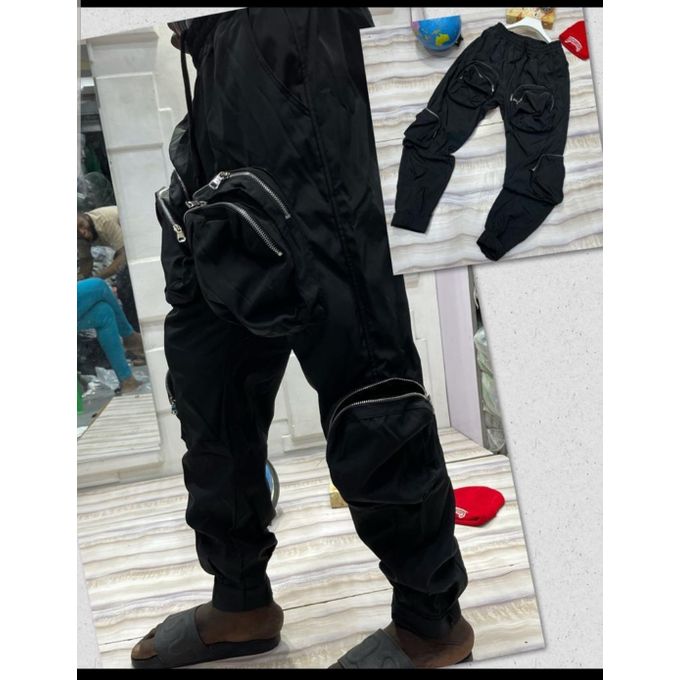 product_image_name-Fashion-Black Cargo Combat Jogger With ZIPs For Men And Women-1