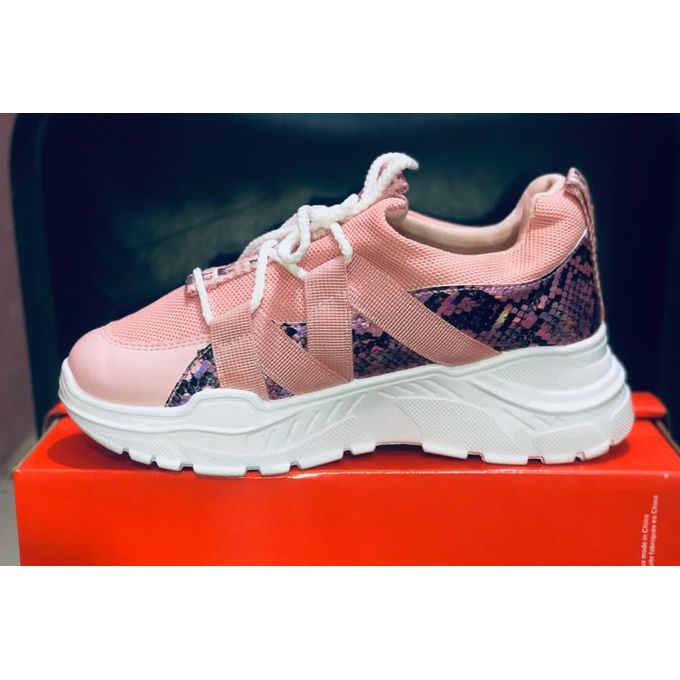 product_image_name-Fashion-Ladies Fashion Glowing Sneakers - Pink-1