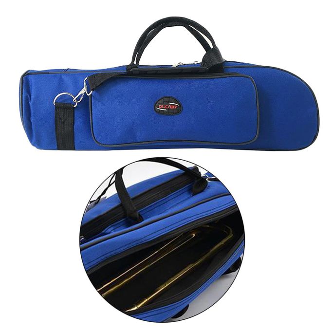 Generic Concert Trumpet Carrying Case Waterproof Oxford Cloth