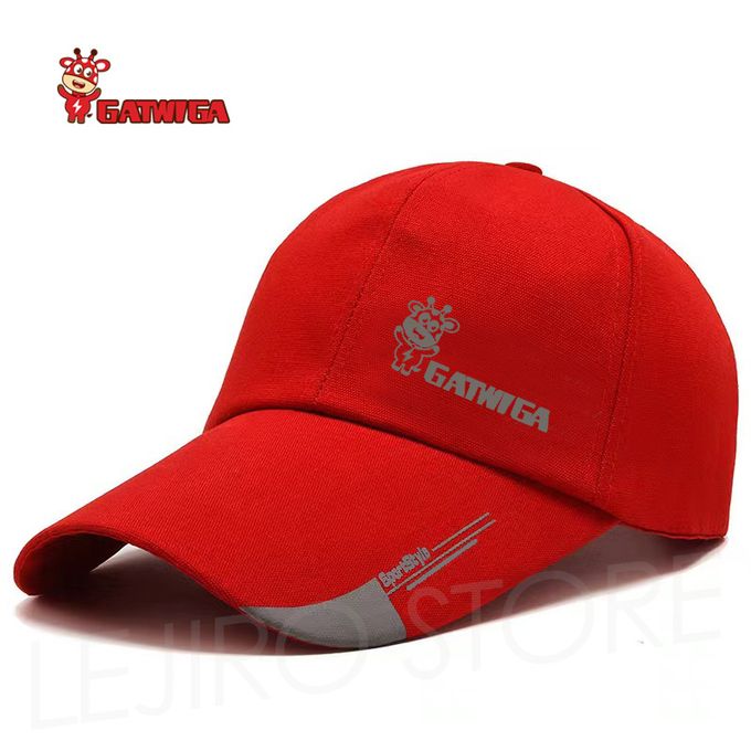 product_image_name-GATWIGA-Unisex Sports Face Cap-Red-1