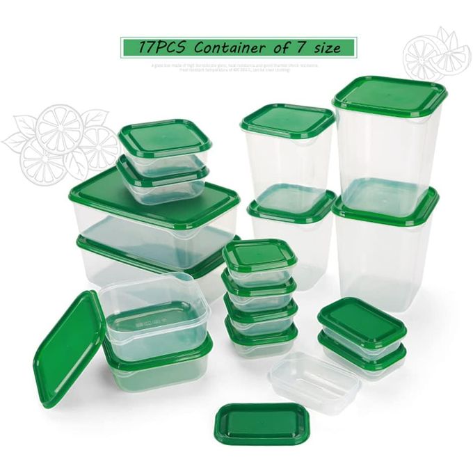 Generic 17in1 Plastic Food Storage Containers
