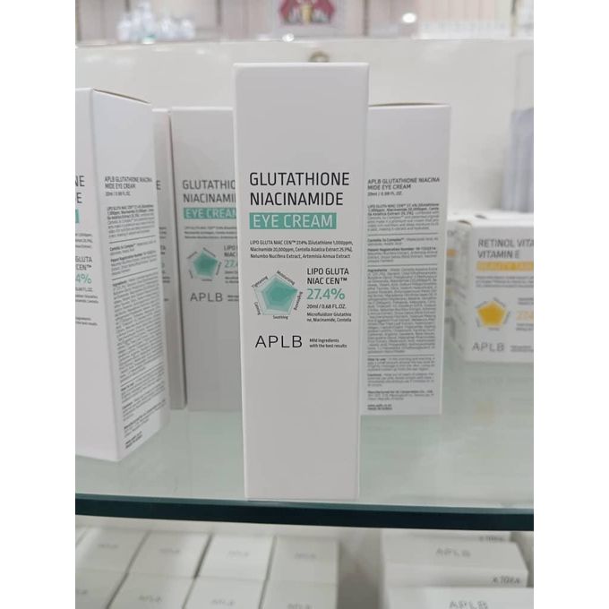 aplb glutathione niacinamide eye cream review 20ml UAE and improve skin elasticity APLB - Glutathione Niacinamide Eye