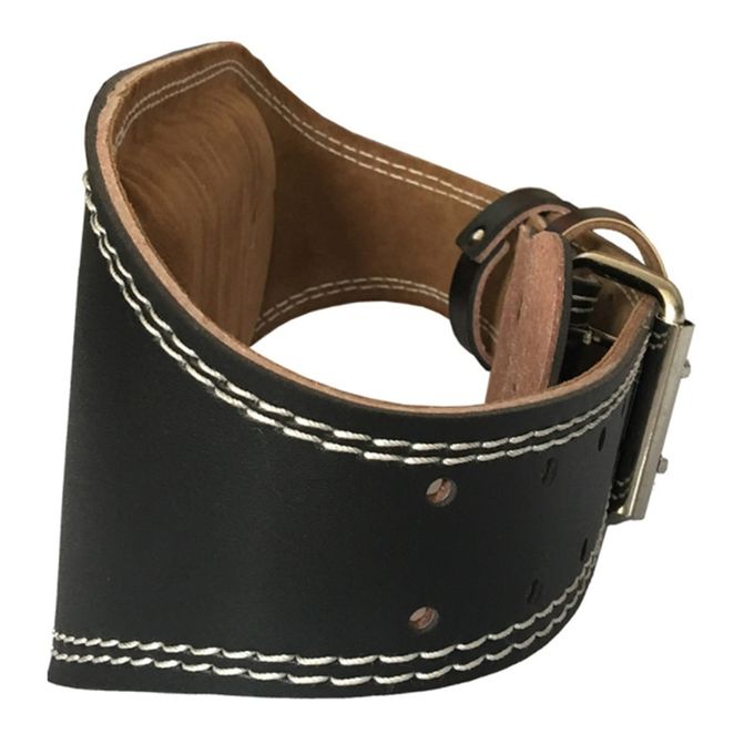 Adjustable Leather Weightlifting Belt Waist Support Gym Belt