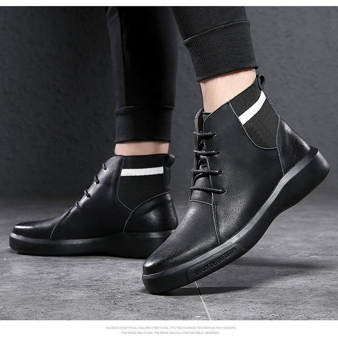 Cool and Casual Vulcanized Shoes Ankle High Tops