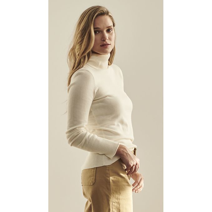 Fashion Turtle Neck Long Sleeve For Female - Cream | Jumia Nigeria