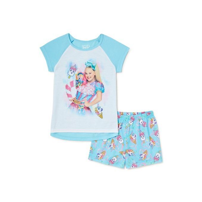 Jojo Siwa Girls Short Sleeve Shirt And Shorts Pajama Set 2 Piece Sizes 4 12 Jumia Nigeria