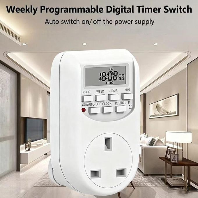Generic Timer Outlet Digital Timer Outlet 10A Programmable