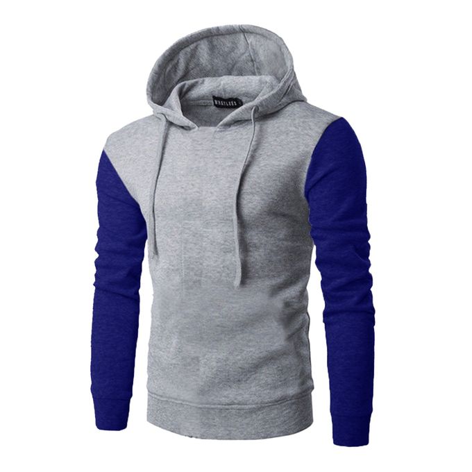 Fashion Classy Hoodie Shirt - Grey & Blue | Jumia Nigeria