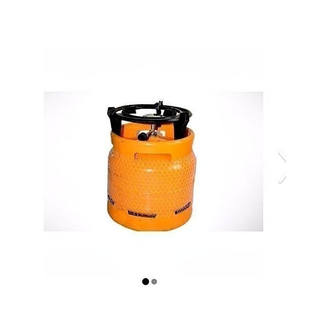 product_image_name-Gas-6kg Refillable Camping Gas Cylinder With Black Burner -1