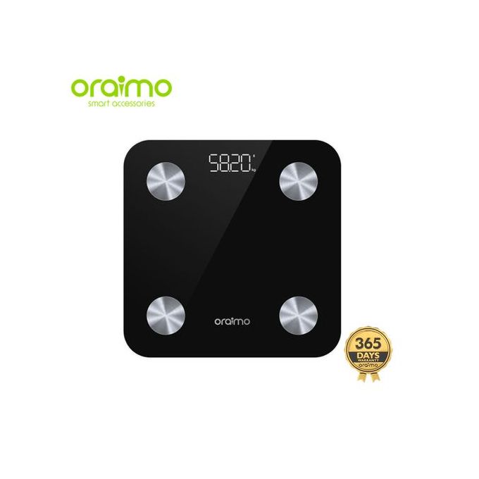 oraimo SmartScale Body Fat Weight Scale with Full-body Tracker