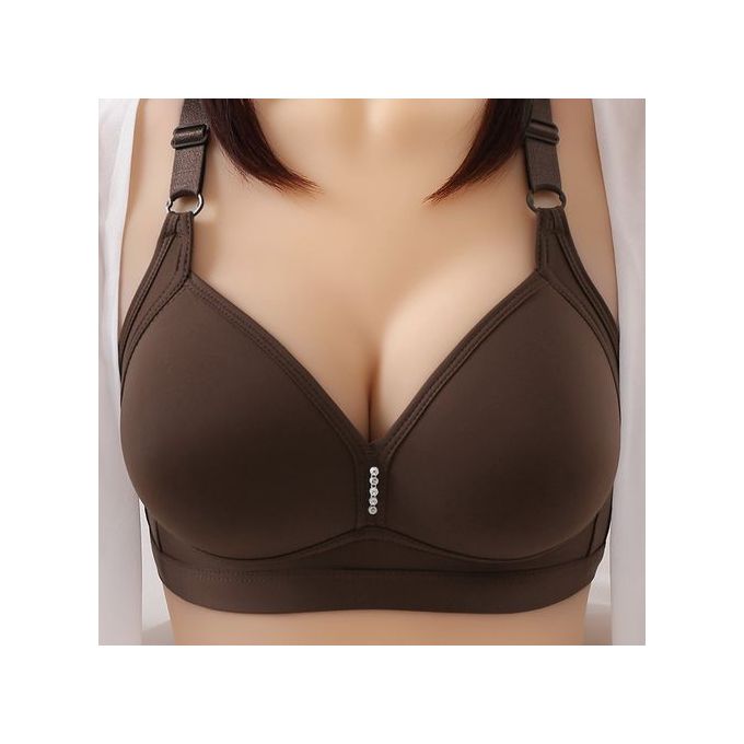 Large Size Rimless Bras for Women's 36-46 B/C Middle Aged Bralette Tops  Girls Sexy Gather Underwear Lingerie Vest Brassiere - AliExpress