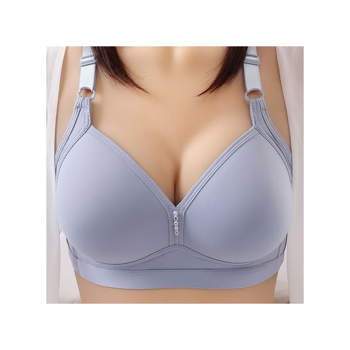 Leesechin Clearance Bras for Women Brassiere Underwire Front Button Back Bra  Underwear Gathering Underwear Brassiere Underwire Non-steel Bra Daily Bra 