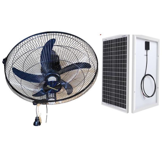 Homework Rechargeable Solar Fan 18-inch