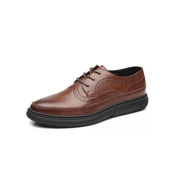 Molianseng Men's Luxury Wingtip Sole 