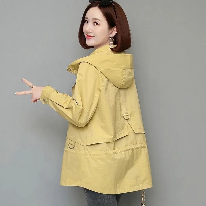 Lining Trench Coat Women Casual Plus, Lined Trench Coat Womens