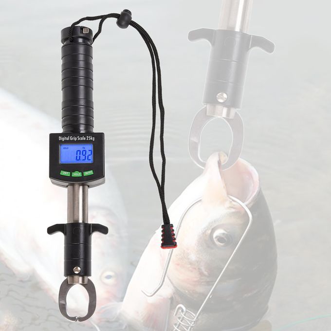 Generic Professional Fish Lip Gripper With Weight Scale 55 Pound