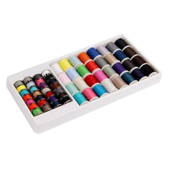 60PCS Sewing Thread Kit, Mini Spools and Bobbins for Sewing Machine, Hand  Sewing