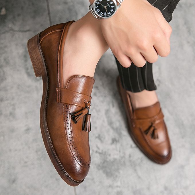 slip on formal shoes men