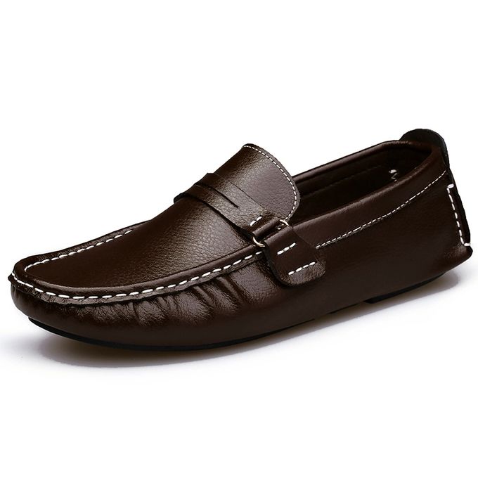 Fashion Men Casual Big Size Loafers/Brown | Jumia Nigeria