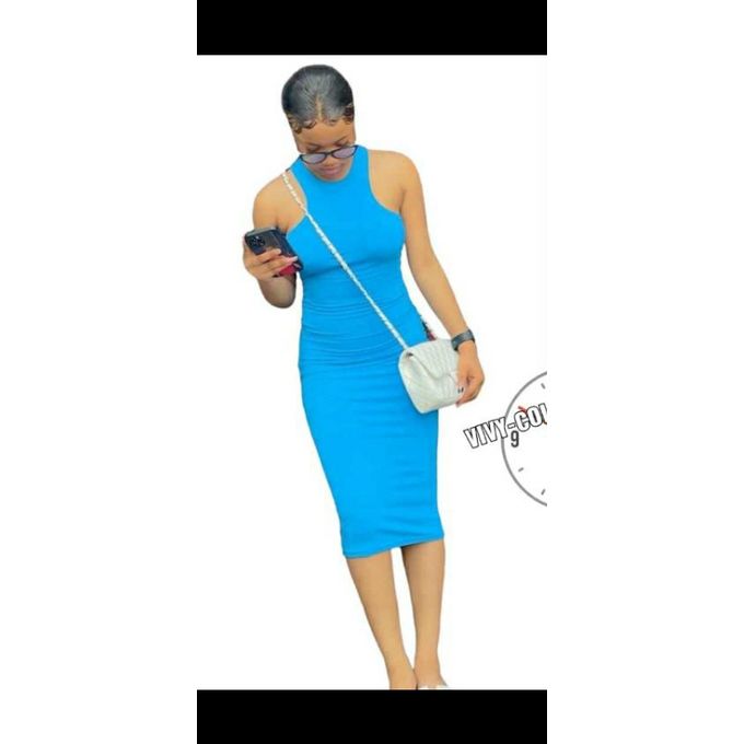 Fashion Classic Office Ladies Gown(doesn't Come With Belt) | Jumia Nigeria