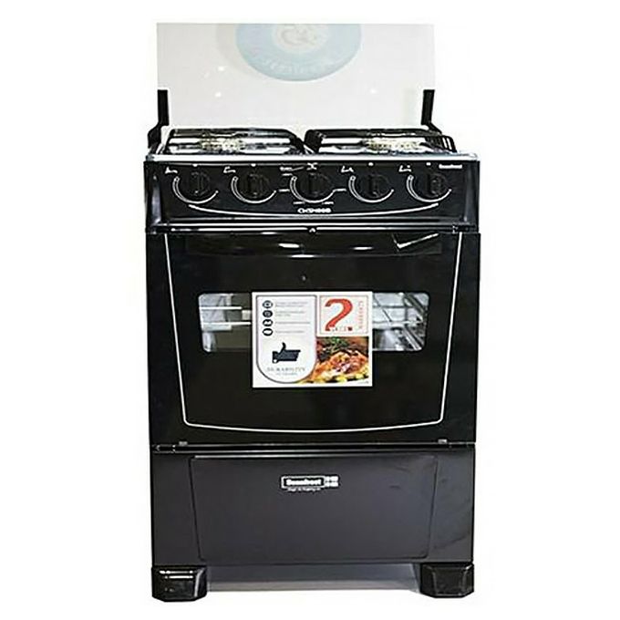 product_image_name-Scanfrost-4-Burner Gas Cooker CK5400 NG - Black-1