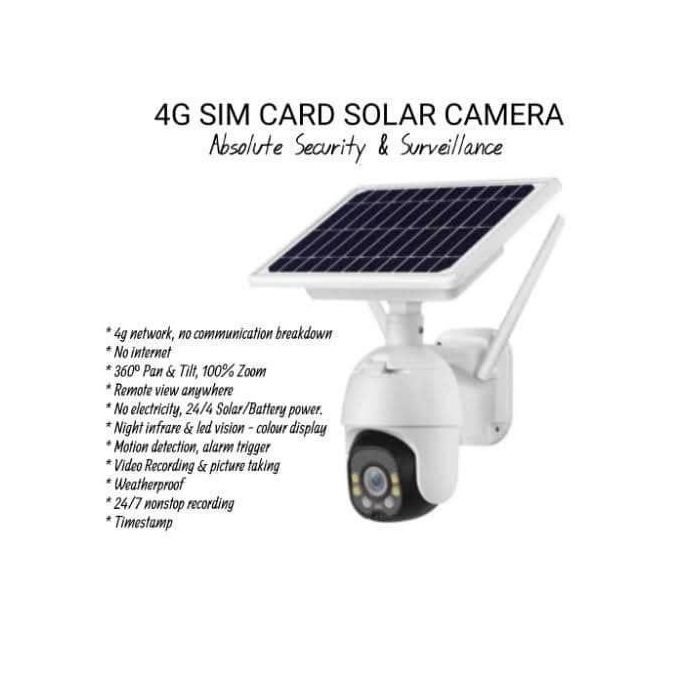 Generic HD INTELLIGENT SOLAR ENERGY ALERT PTZ CAMERA