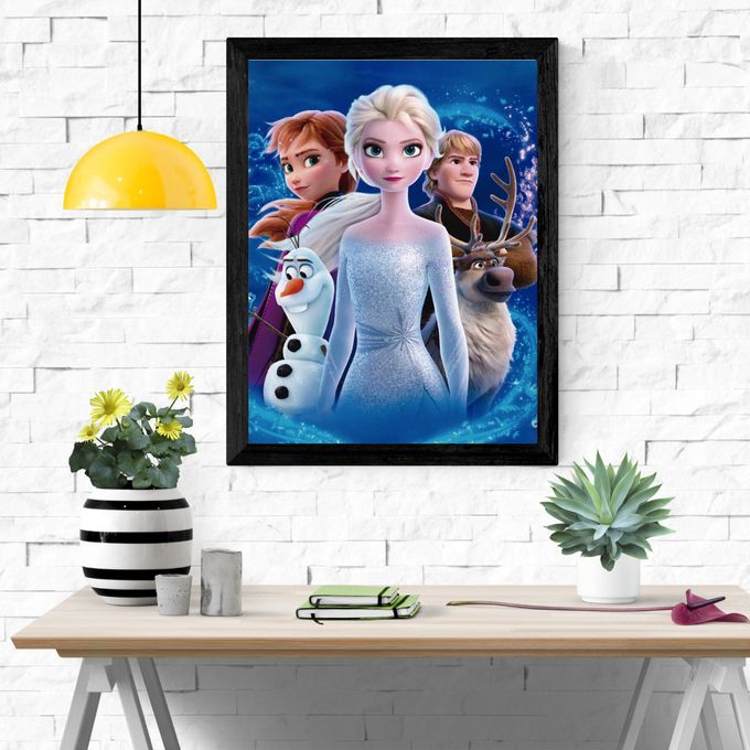 Generic Frozen Character Cartoon Decorative Wall Frame