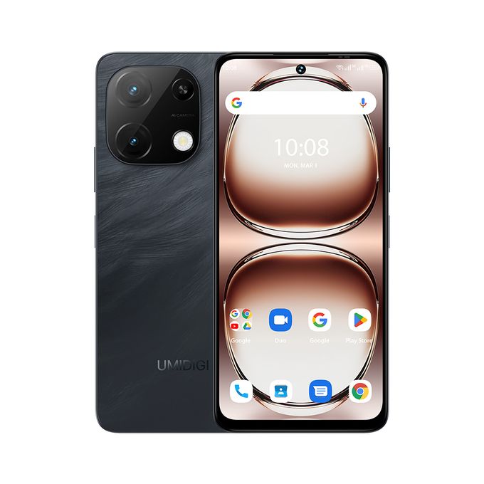 UMIDIGI Note 100A 4GB RAM/256GB ROM Android 14 -Black