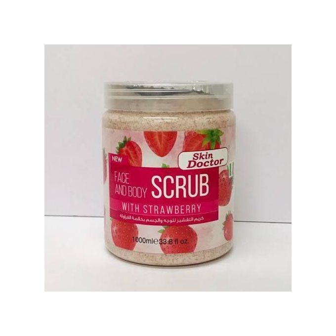 product_image_name-Skin Doctor-Strawberry Face & Body Scrub- Acne, Stretch Marks Treatmentx-1