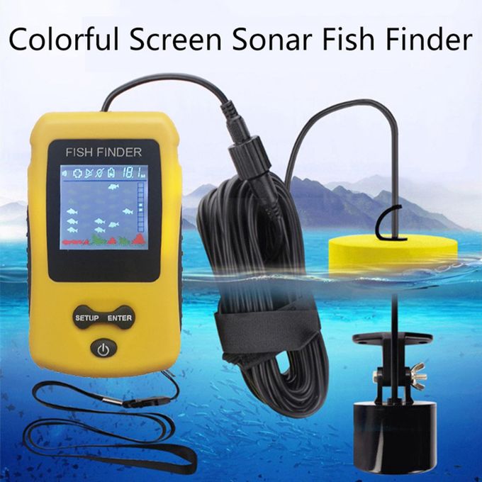 Sonar Fish Finder, Portable Fish Detector Lcd Display Battery Save Mode  Handheld for Sea Fishing Ice Fishing for Boat Fishing Kayak Fishing :  : Sports & Outdoors