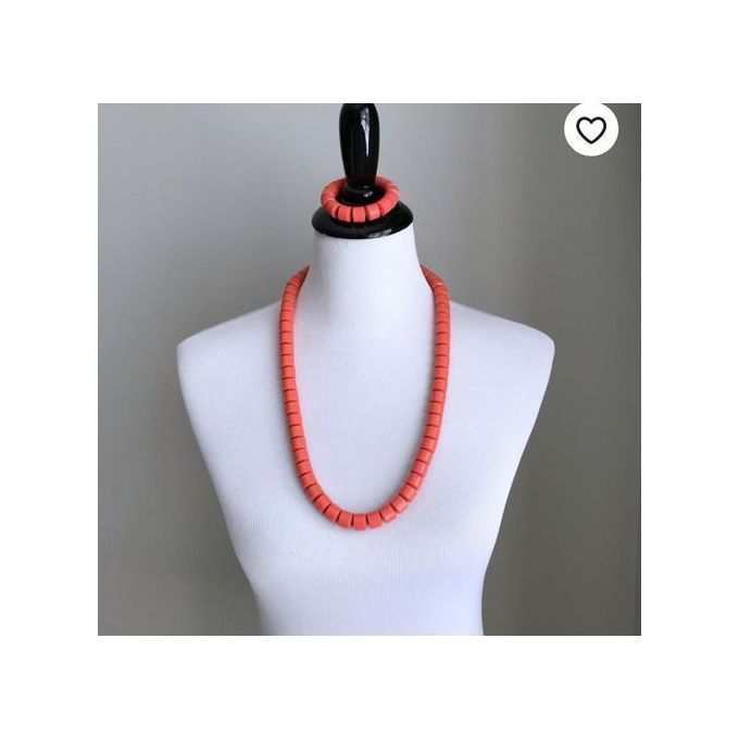 African Royal Bridal Coral Beads Necklace | eBay
