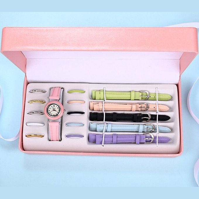 Ladies watch box top