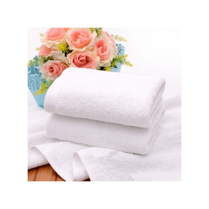 5pcs/lot Good Quality Cheap Face Towel Small Towel Hand Towels Kitchen  Towel Hotel White Cotton Towel