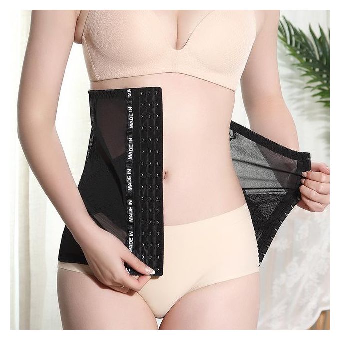 Invisible Belly Waist Trainer Tight Shapewear Double Belt Corset  Transparent Summer Shaper Slimming Sheath Woman Flat