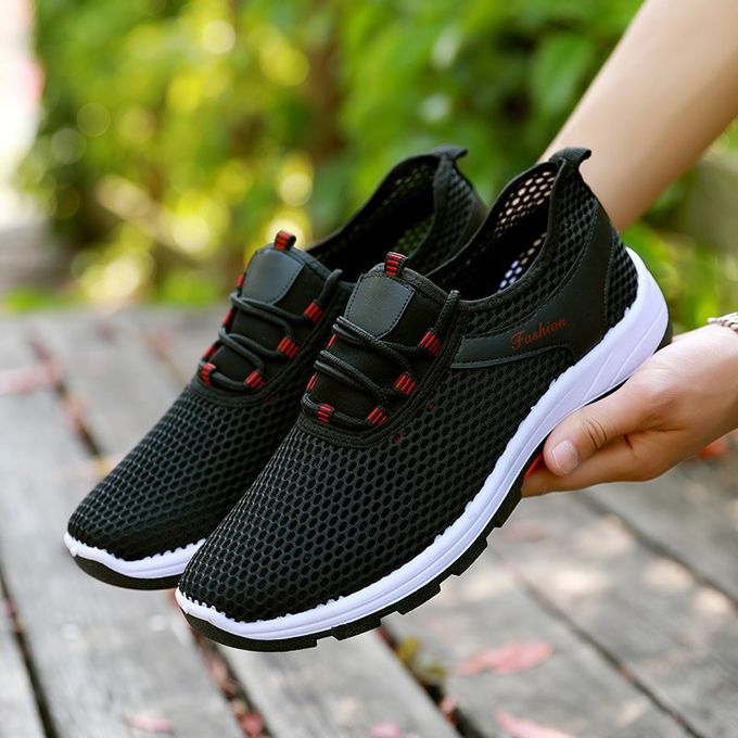 Fashion Men's Breathable Sports Shoes / Sneakers - Black | Jumia Nigeria