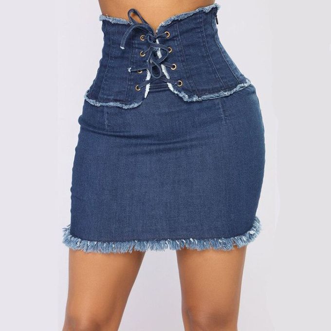 Fashion Sexy Women Denim High Waist 