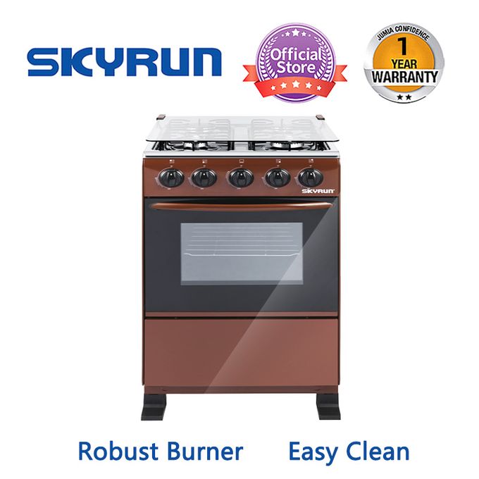 product_image_name-Skyrun-4 Burners（4+0）Gas Cooker -GCS-4G/MS500Z- Brown-1