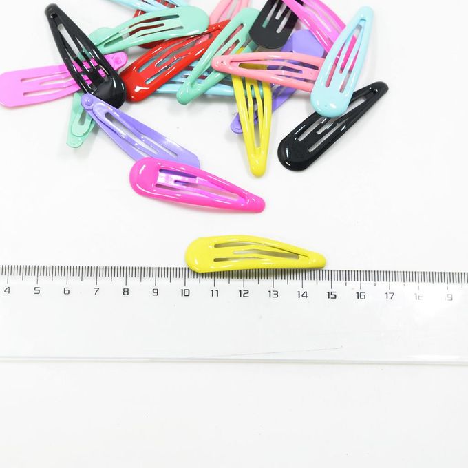  30 Pieces 4 Inch Snap Hair Clips Metal Hair Clips for