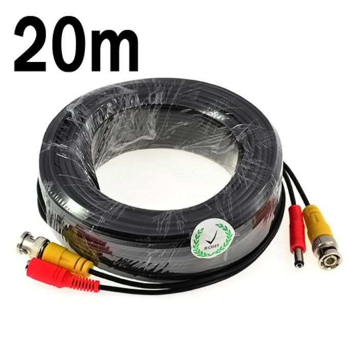 Generic 20m Bnc Video Power Cable For Cctv Camera Jumia Nigeria