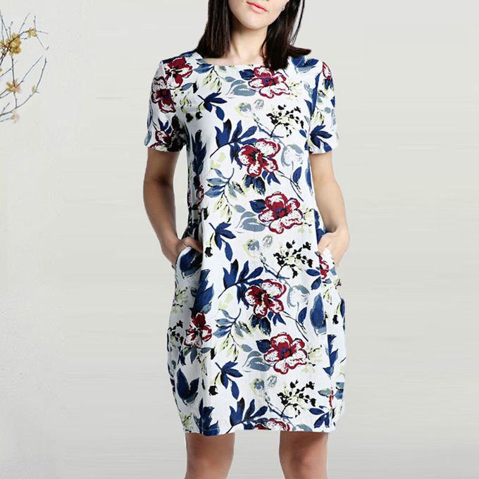 womens floral shirt dress