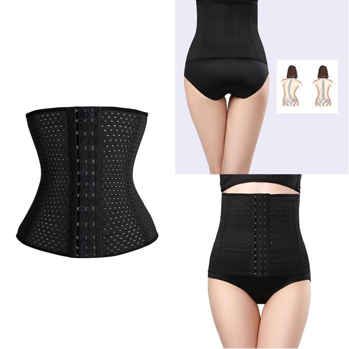 Generic Breathable Waist Tummy Corset Girdle Shaper Trainer XS